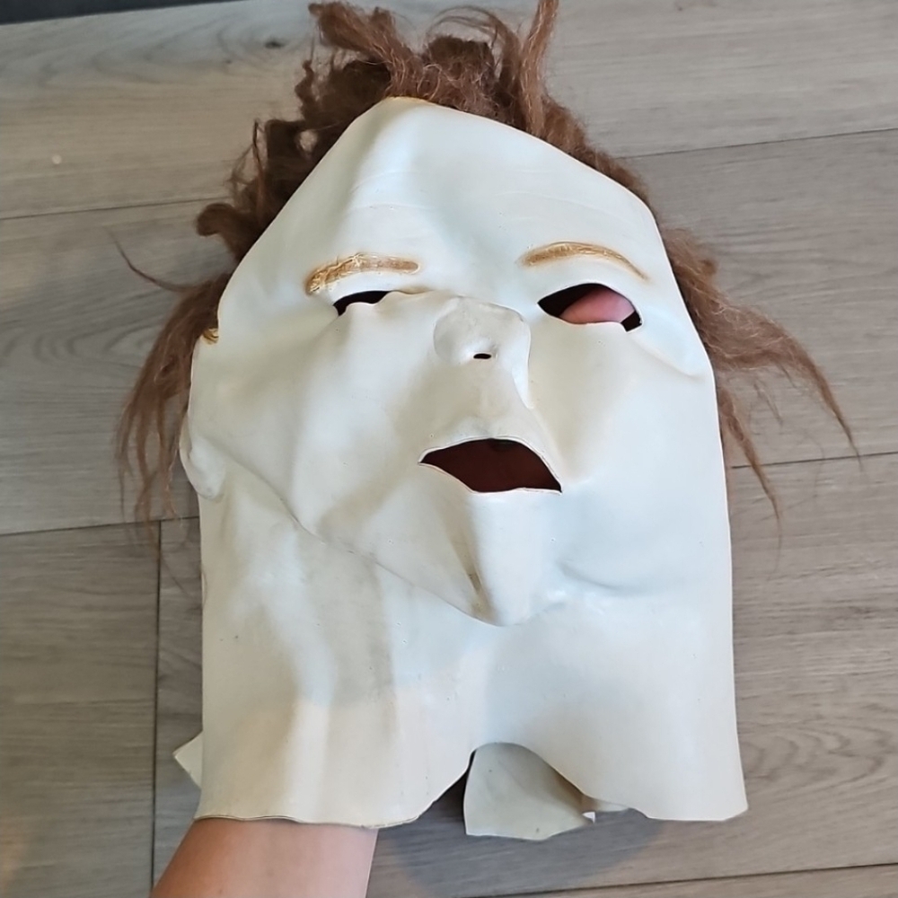 Vintage 1986 Don Post Michael Mike Meyer‎ Halloween Latex Adult Mask **flawed**